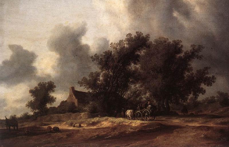 RUYSDAEL, Salomon van After the Rain tg France oil painting art